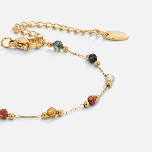 Lulu Beaded Stone Bracelet/Brand New - Picture 2 of 11